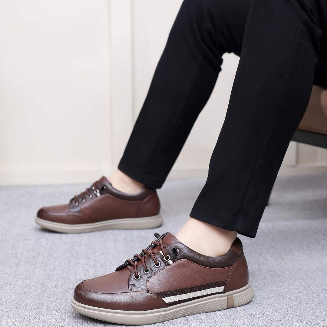 Levoire | Cuir Chaussures Plates Pour Hommes D'Affaires