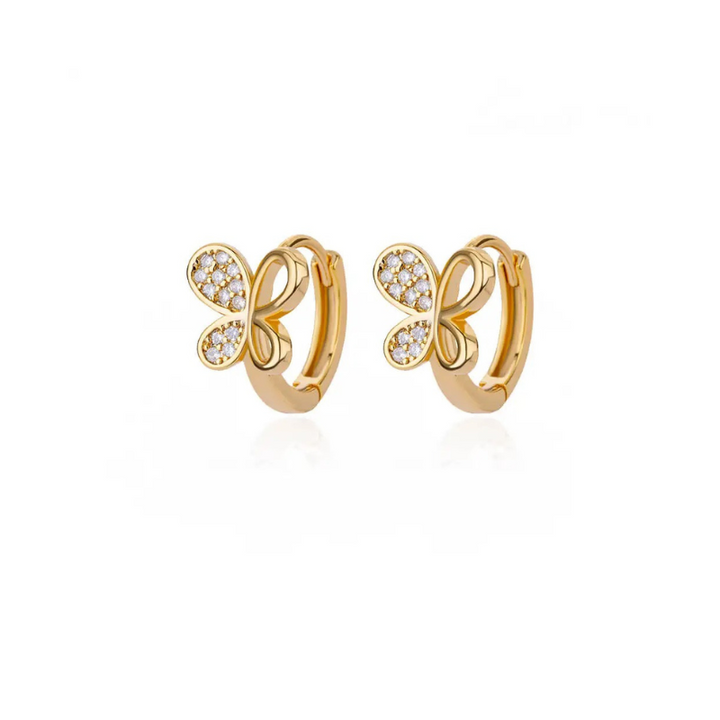 Levoire | Papillon Bijou Boucles D'Oreilles Or 20 mm