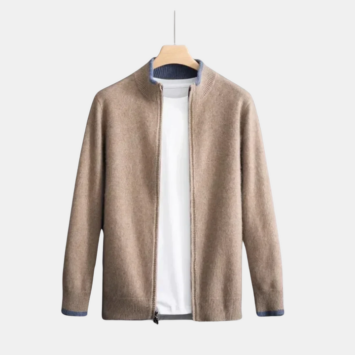 Levoire | Veste en tricot classique Beige