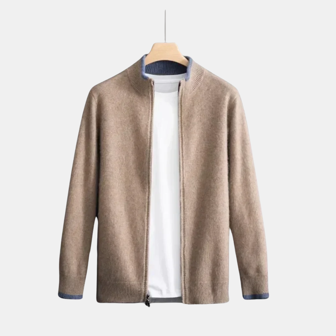 Levoire | Veste En Tricot Classique Beige