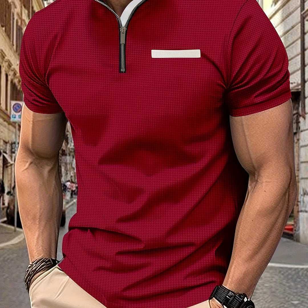 Levoire | Chemise D'Été Pour Homme Mettant En Valeur La Couleur Rot