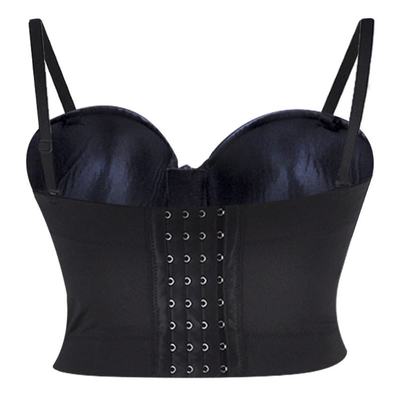Levoire | Corset En Cuir Forme De Top