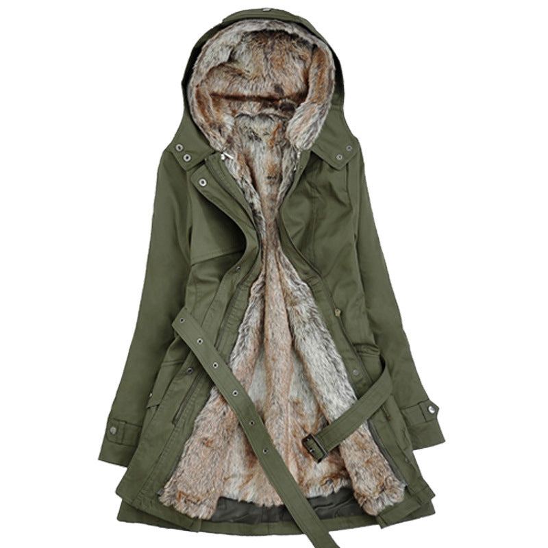 Veste de transition isolée pour femmes avec capuche amovible et matériau extérieur durable Levoire