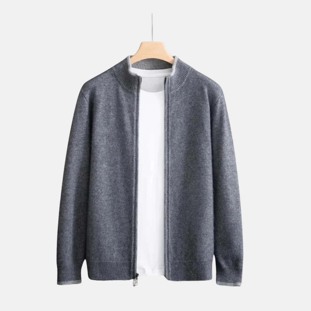 Levoire | Veste En Tricot Classique Harmaa