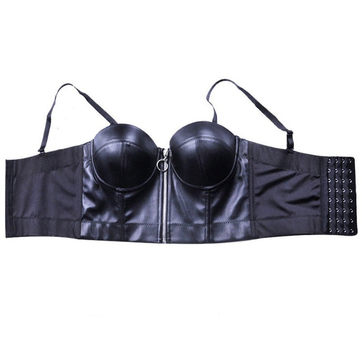Levoire | Corset En Cuir Forme De Top