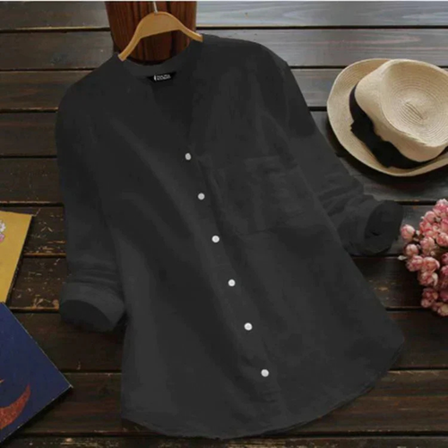Levoire | Chemise Intemporelle Avec Col Montant