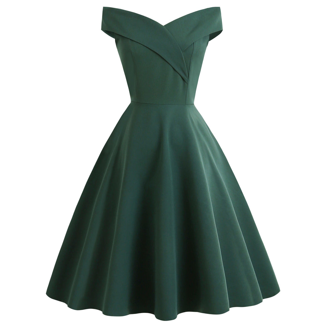 Levoire | Robe de cocktail vintage chic Vert