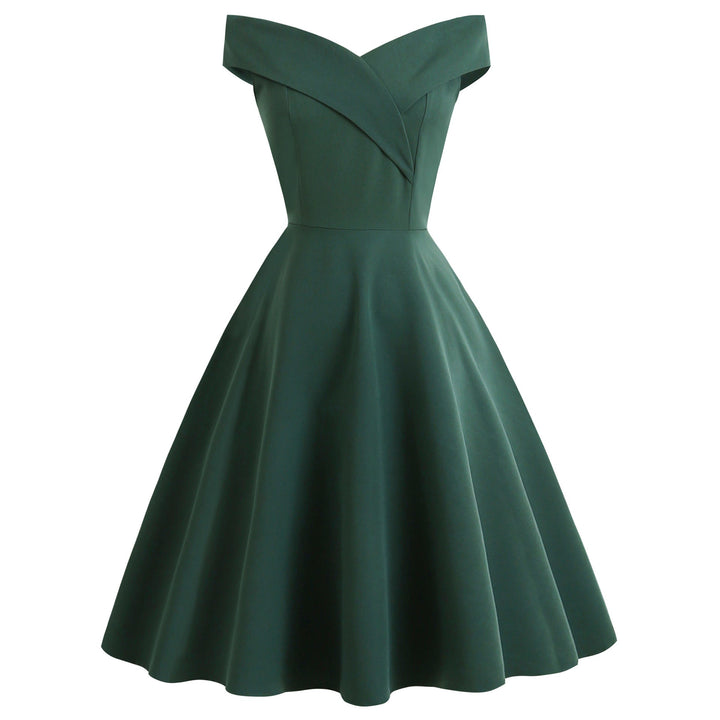 Levoire | Robe de cocktail vintage chic Vert