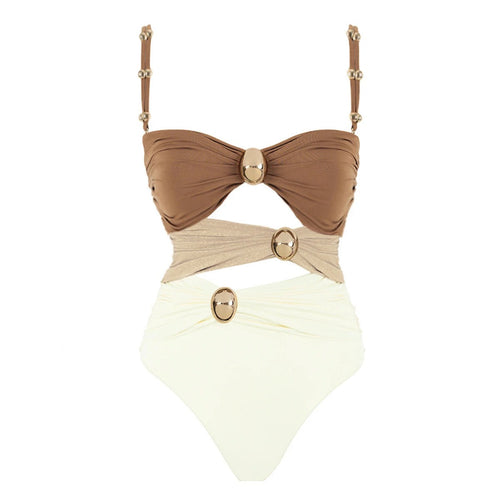 Levoire | Maillot De Bain Or Beige