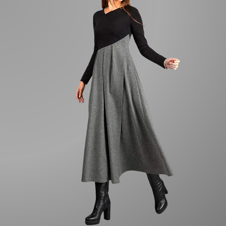 Levoire | Robe Maxi Élégante À Manches Longues