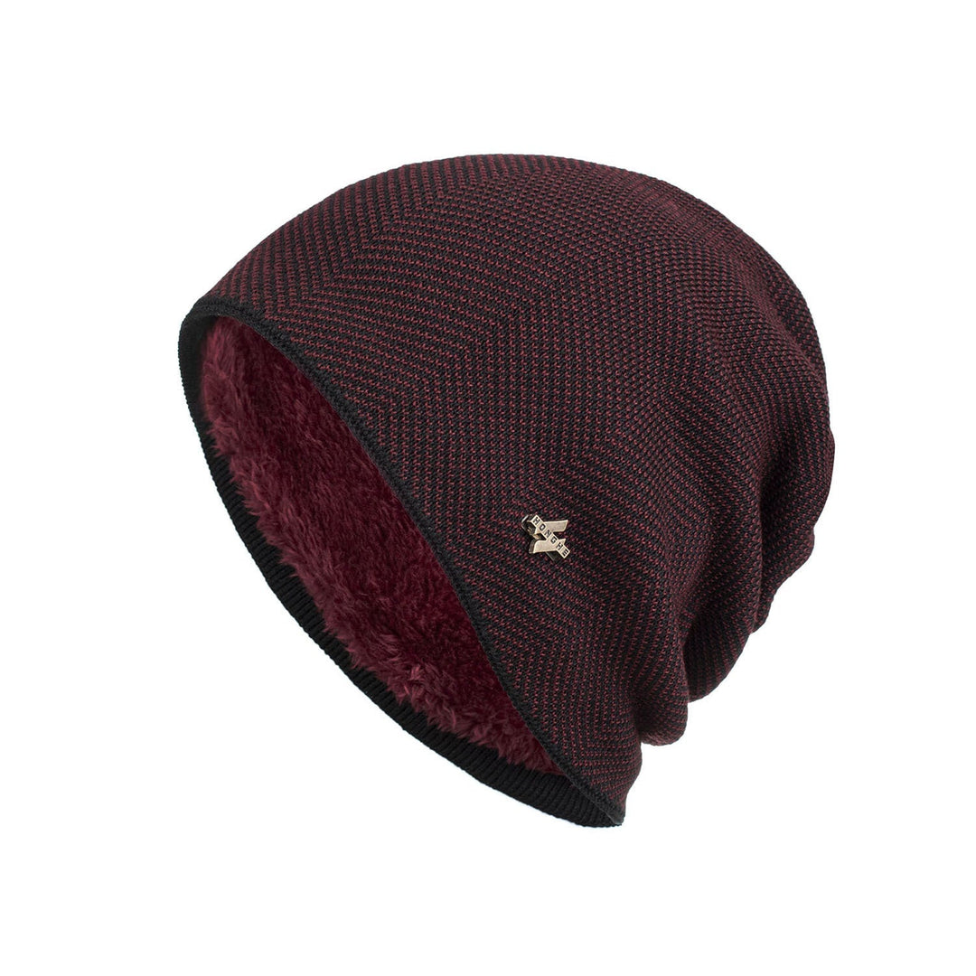 Levoire | Bonnet D'Hiver Confortable En Polaire Pour Hommes Rouge Unique
