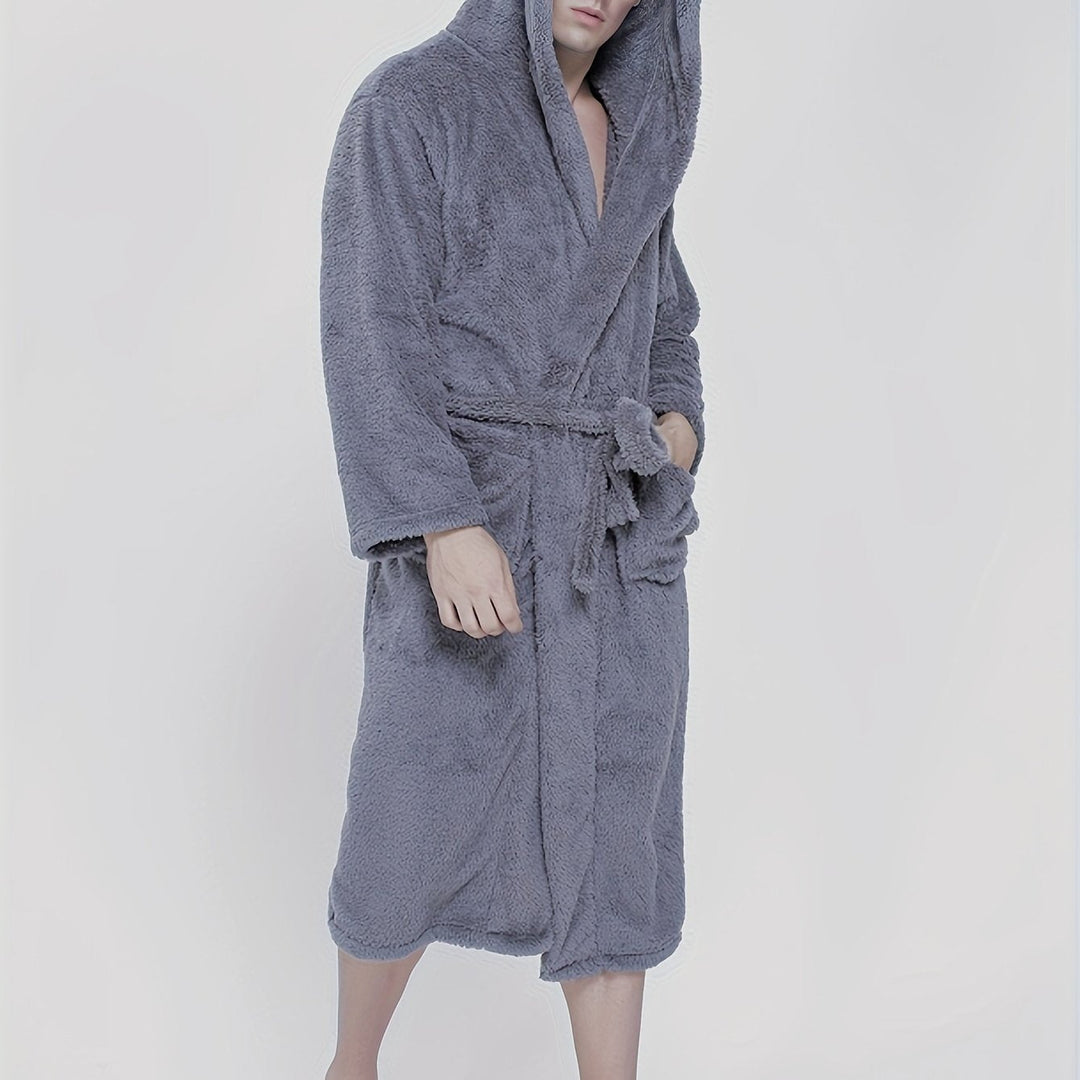 Levoire | Peignoir Pour Homme Chaud Et Doux Dans Une Teinte Unie