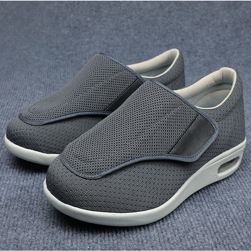 Levoire | Chaussures orthopédiques larges pour diabétiques Gris Foncé