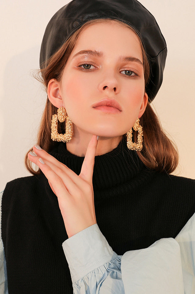 Levoire | Boucles D'Oreilles En Cristal Doré