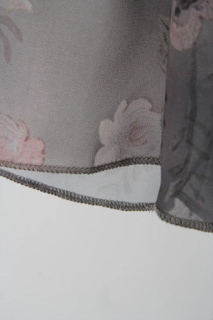 Levoire | Robe Midi Avec Motif Floral Et Décolleté En V