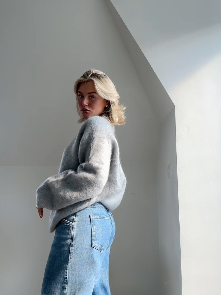 Levoire | Pull Pour Femmes Avec Encolure Ronde Pour Un Look Moderne