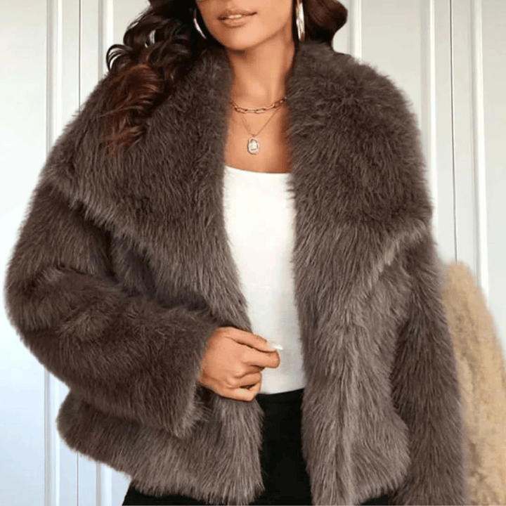 Levoire | Douce Veste En Peluche Braun