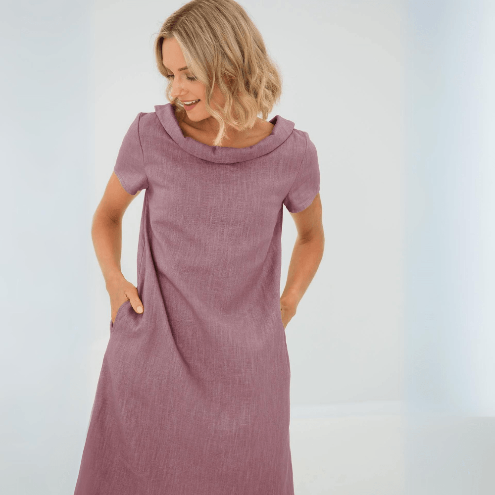 Levoire | Robe En Lin Décontractée Pour Femmes Petit