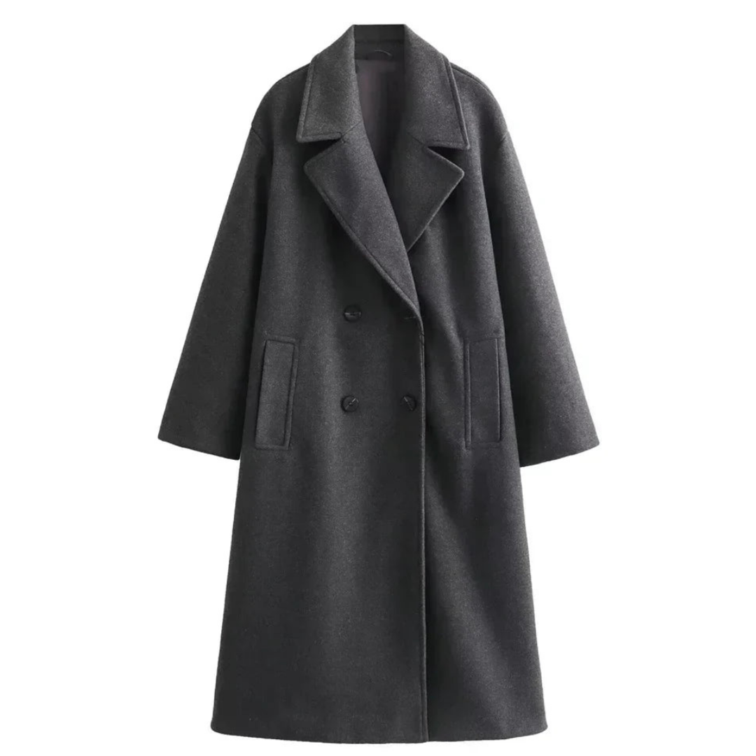 Levoire | Manteau Trench Élégant - Hiver Gris