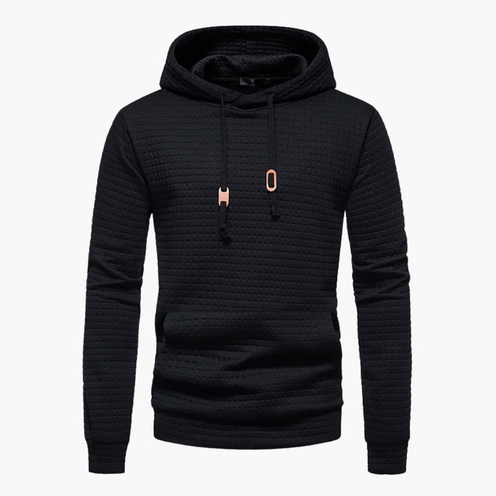 Levoire | Sweat À Capuche Pour Homme Mukava Musta