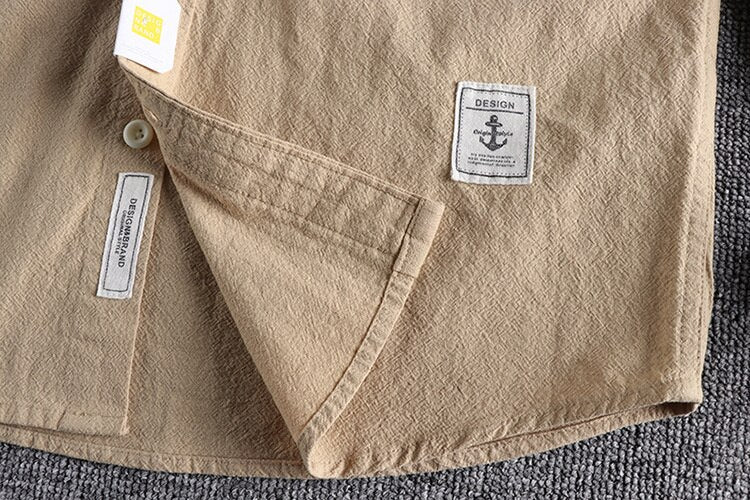Levoire | Chemise Classique Avec Design Texturé Pour Une Ambiance Automnale