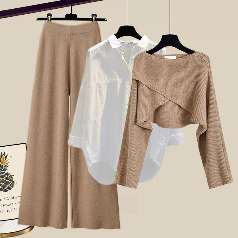 Levoire | Ensemble Trois Pièces Pour Femmes Ensemble 3 pièces Marron