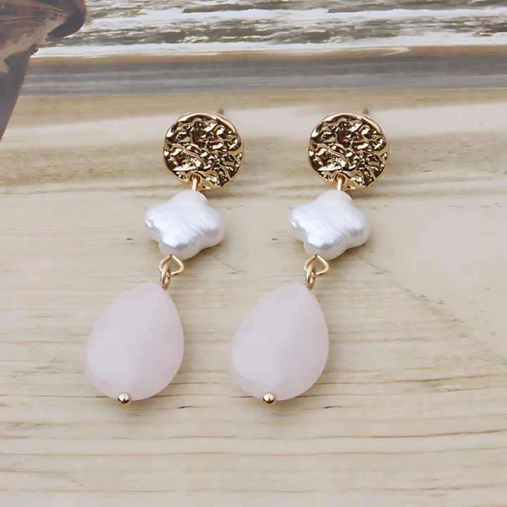 Levoire | Boucles D'Oreilles À Pointes Élégantes Or Blanc