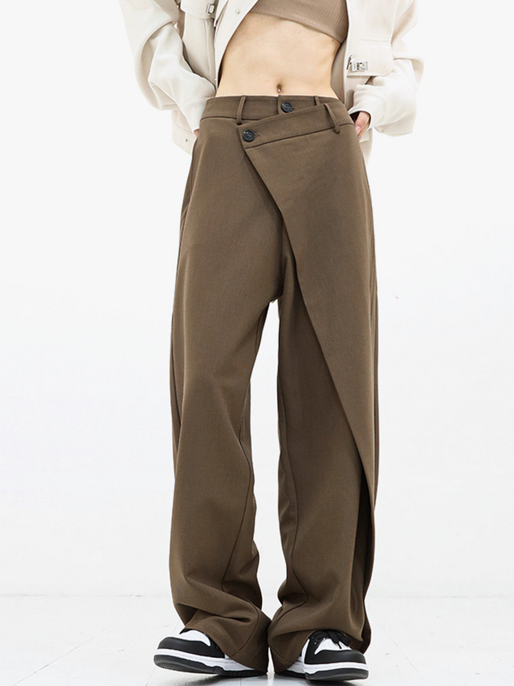 Levoire | Pantalon Large Pour Femmes Pour Le Look D'Été Marron clair