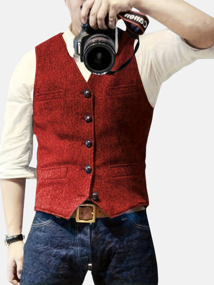 Levoire | Veste Pour Hommes Rot