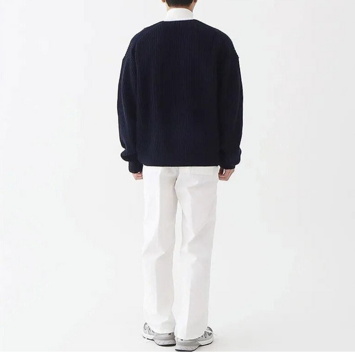 Levoire | Veste en tricot pour hommes avec fermeture éclair