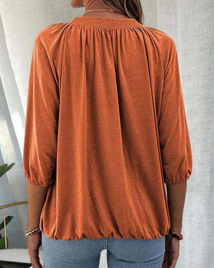 Levoire | Élégante chemise à col rond