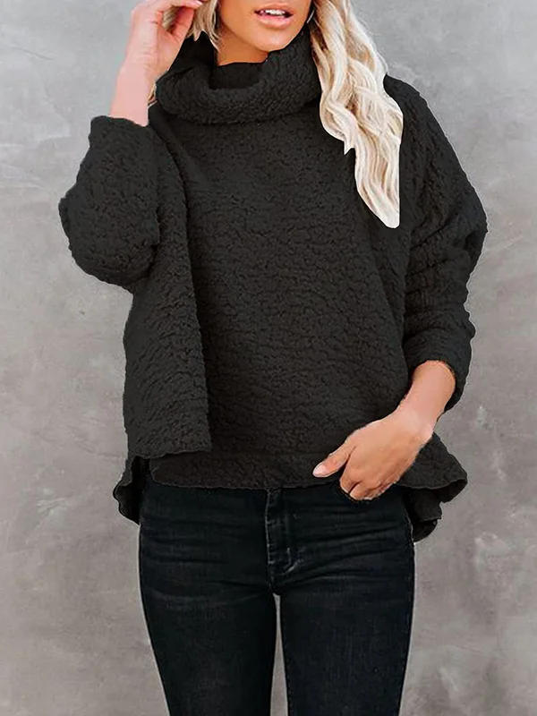 Levoire | Pull Décontracté Coupe Ample Avec Col Haut Et Manches Longues