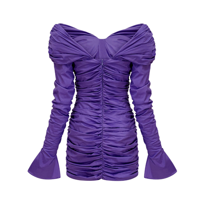 Levoire | Robe Mini À Épaules Dégagées Raffung