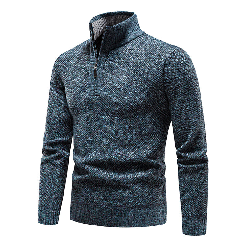 Levoire | Moderne Et Élégant Pull Pour Hommes Bleu