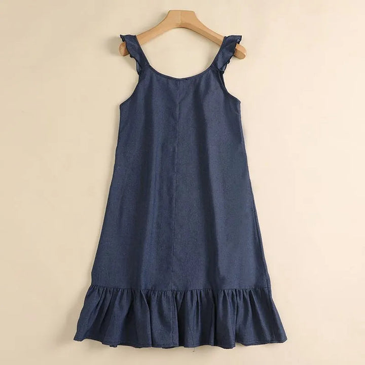 Levoire | Robe Bohème En Denim Pour Femmes