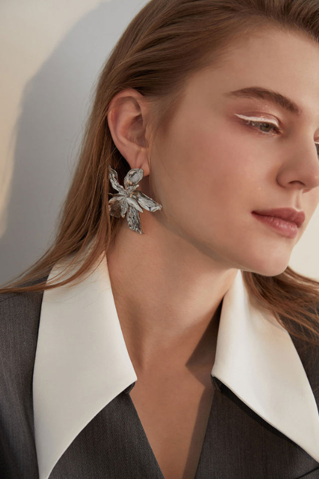 Levoire | Grandes Boucles D'Oreilles Fleuries