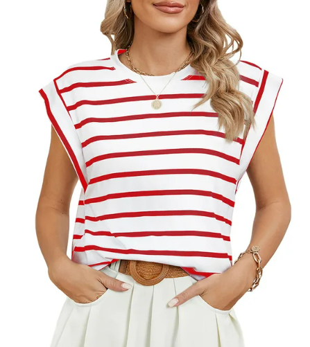 Levoire | T-Shirts D'Été Pour Femmes À Manches Courtes Et Encolure Ronde Raidat 3