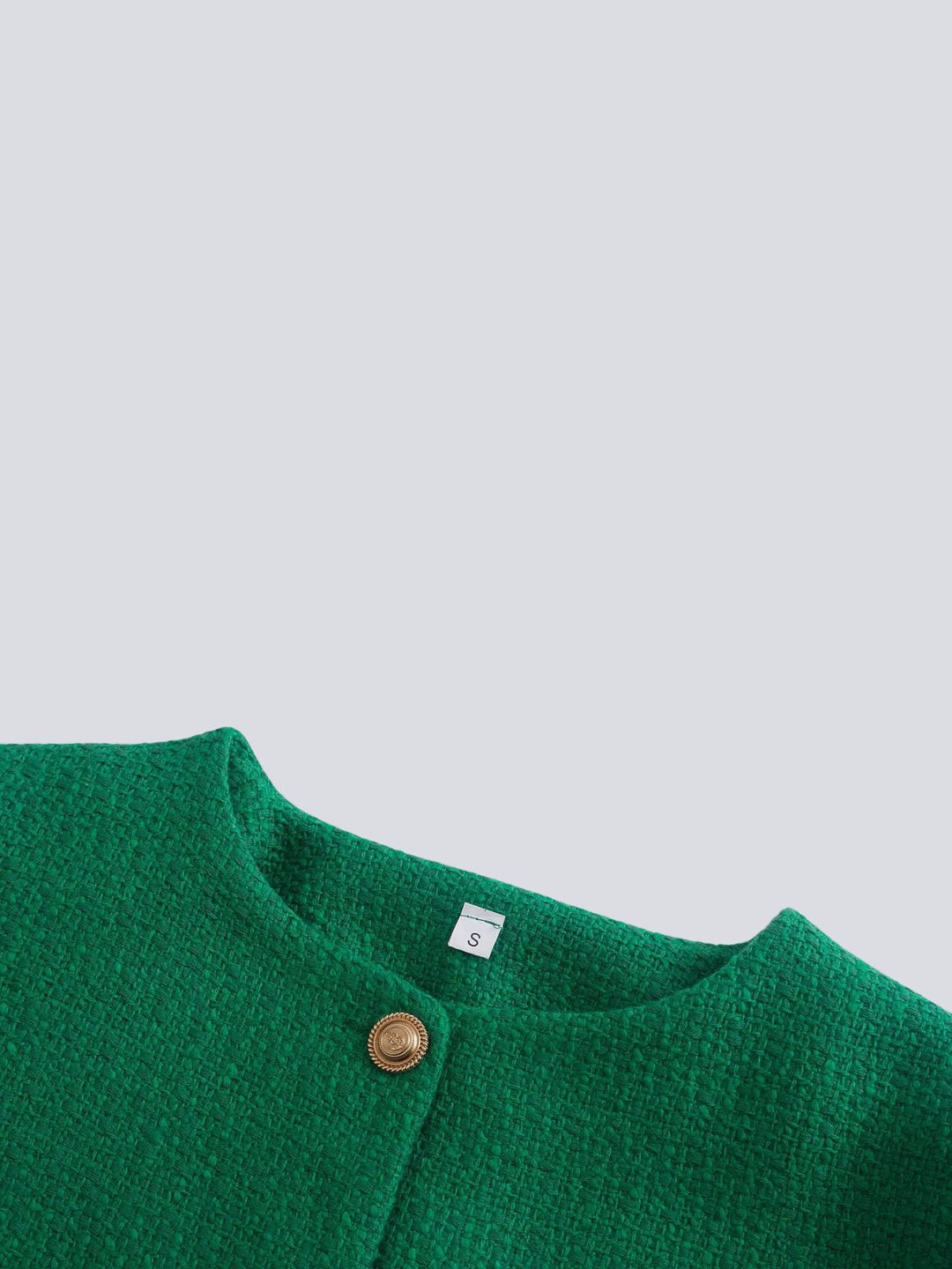 Levoire | Élégant Cardigan Vert Éthéré