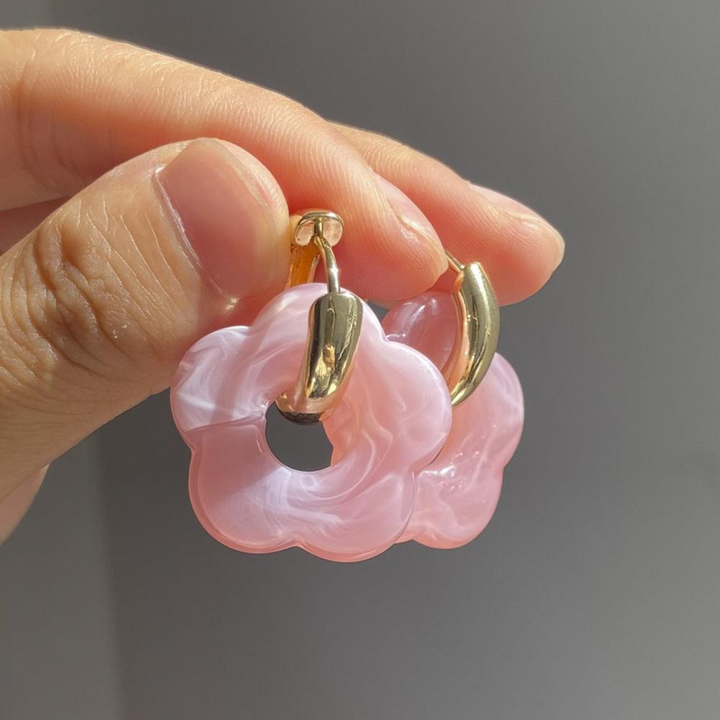 Levoire | Boucles D'Oreilles Amore Pour Femmes En Plaqué Or Rose