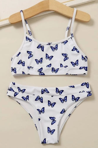 Levoire | Bikini à rayures imprimé papillon
