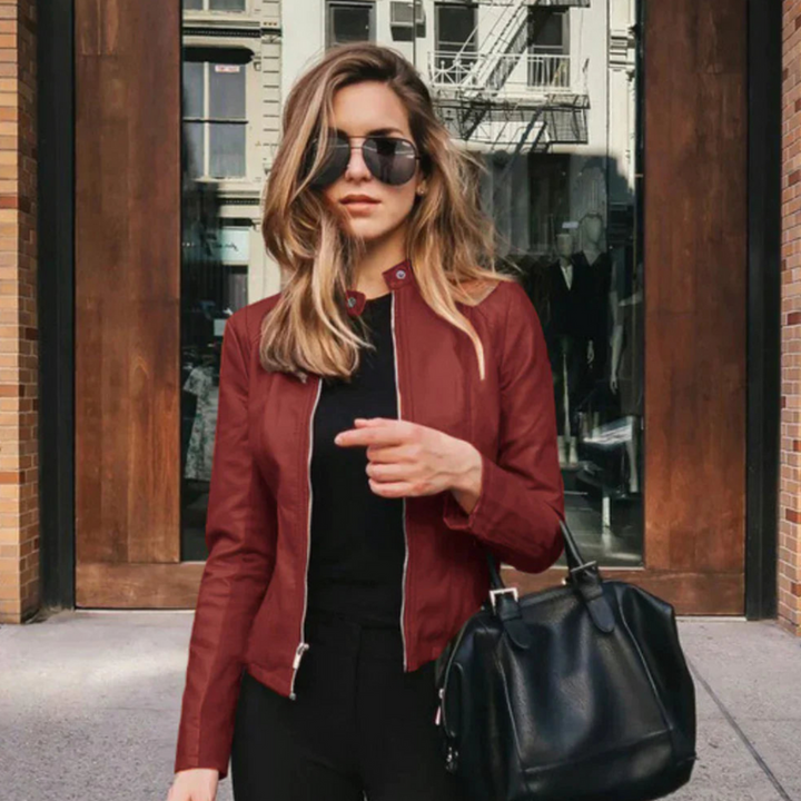 Levoire | Veste Chauffante FR Femmes Chic vin rouge
