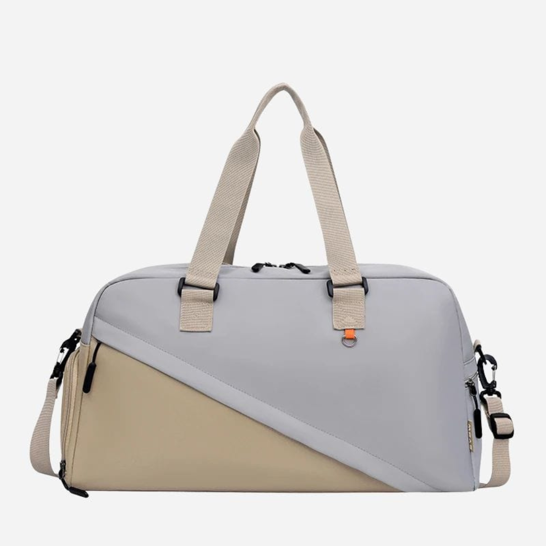 Levoire | Sac de voyage pour femmes avec espace de rangement supplémentaire Jaune