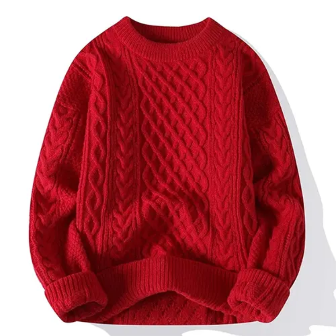 Levoire | Pull homme chaud Rot rétro