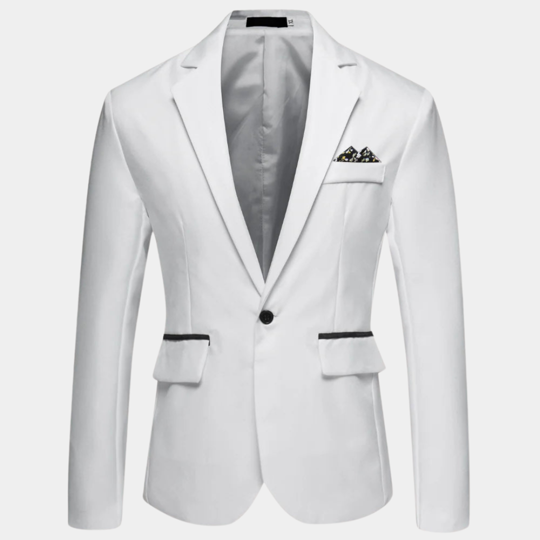 Levoire | Blazer Élégant Pour Homme Blanc
