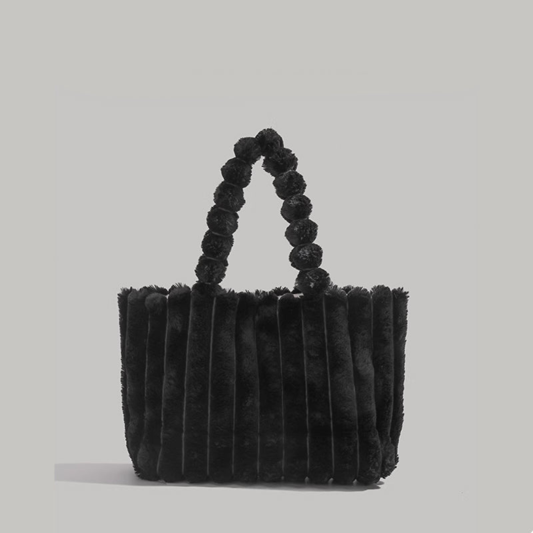 Levoire | Sac en peluche pour femmes Noir