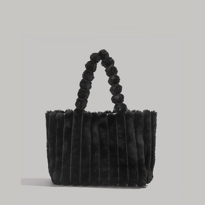 Levoire | Sac en peluche pour femmes Noir