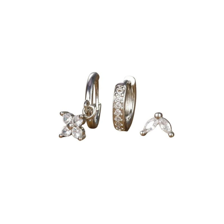Levoire | Boucles D'Oreilles Kukka Rvs Argent Blanc