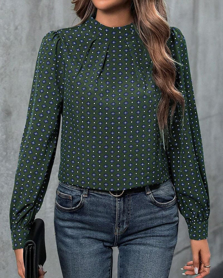 Levoire | Blouse Style Vintage Avec Imprimés