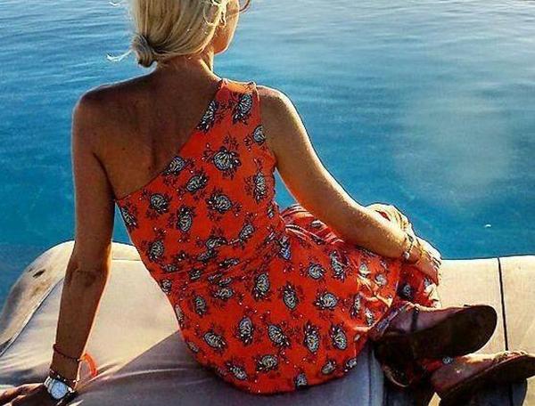 Levoire | Robe D'Été Élégante Robe Maxi Imprimée