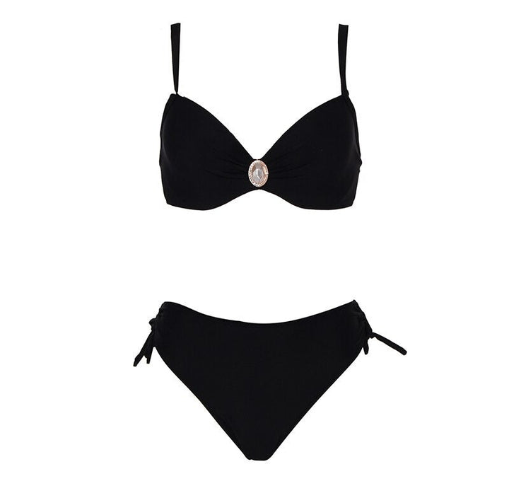 Levoire | Maillot De Bain Push-Up Brésilien Deux Pièces Noir